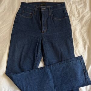 Classic High-Rise Dark Blue Favorite Daughter Jeans